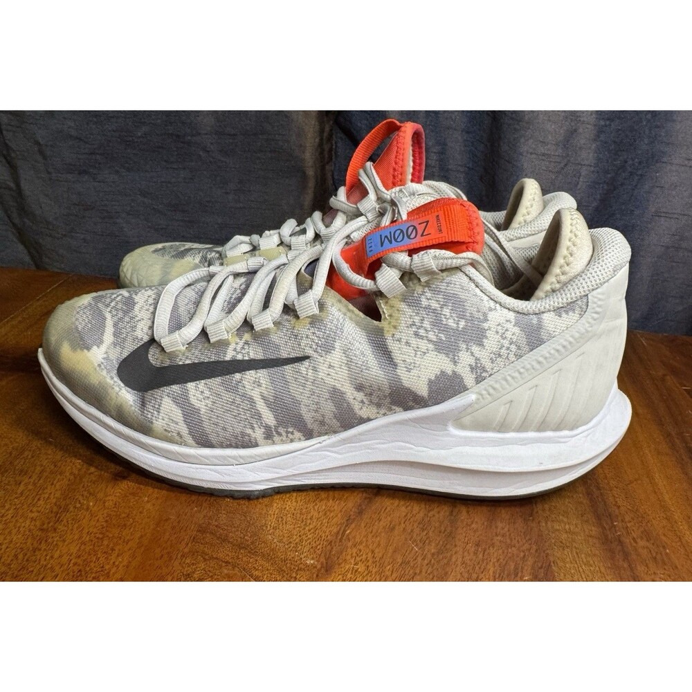 NikeCourt Air Zoom Zero Womens 8.5 Tennis Shoes Platinum Tint Camo AA8022-004